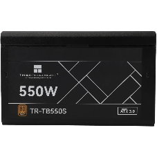 Блок питания Thermalright TR-TB550S, 550W 80+ Bronze (ATX, 3, Non-modular, 1x24(20+4)pin 550мм, 1xCPU*2 8(4+4)pin 600+150мм, 1xPCIe 8(6+2)pin 450мм, 1xSATA*3+MOLEX4pin*1 400+150+150+150мм, 1xSATA*2+MOLEX4pin*2 400+150+150+150мм, Active, 120x120мм, 150x140x86mm, APFC, )