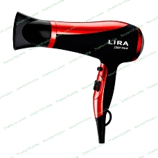 Фен LIRA LR 0704 черный/красный, 2200 Вт