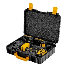 Дрель-шуруповерт Denzel CDQ-20, 20 В, 2 Ач, 40 Нм, щеточный