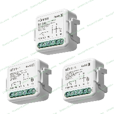 Комплект три умных реле (с сухим контактом) HOMMYN 3DCRLZBN01