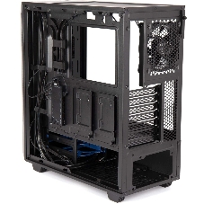 Компьютерный корпус Hiper PB81 черный без БП ATX 3x120мм 2xUSB2.0 2xUSB3.0 audio bott PSU