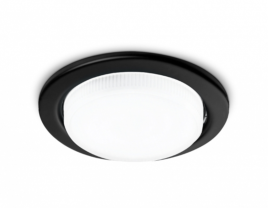 Встраиваемый точечный светильник Ambrella light G101 BK черный GX53