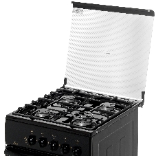 Плита Газовая Flama FG 24022 B коричневый (стеклянная крышка) реш.чугун