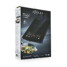 Плита настольная электрическая ZUGEL ZIHF60B чёрный, 2 кВт, индукция, конфорки - 1, стеклокерамика, сенсор