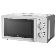 Микроволновая печь BQ MWO-20016SM белый, 20 л, 700 Вт, переключатели - поворотный механизм