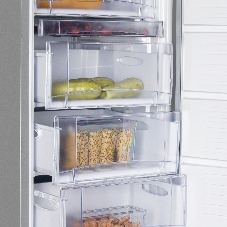 Морозильная камера Nordfrost DF 268 SAP, серебристый, 221л, 6 ящика