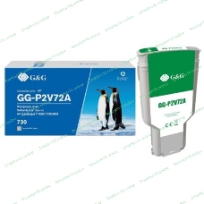 Картридж струйный G&G GG-P2V72A 730 серый (300 мл) для HP DJ T1600/T1700/T2600