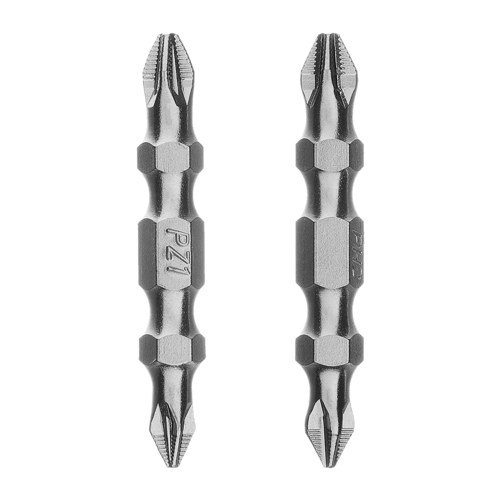 Набор бит двухстор. Gross PH2-PH1х45мм, PZ2-PZ1х45мм, сталь S2, 2 шт.