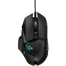 Мышь проводная Logitech G502 HERO черный, 25600 dpi, USB, кнопки - 11