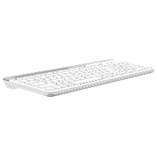 Клавиатура проводная A4Tech Fstyler FK25, USB, белый/серый
