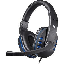 Гарнитура Defender Warhead G-160 чёрный/синий, проводная