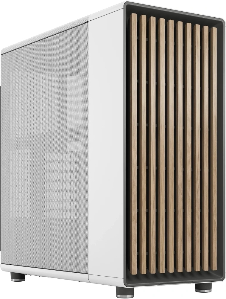 Компьютерный корпус Fractal Design North Chalk белый без БП mATX 3x120мм 2xUSB 3.0 1xUSB3.1 audio bott PSU
