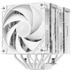 Кулер для процессора DEEPCOOL AK620 G2 WH LGA1851/1700/1200/115X/AM5/AM4 (8шт/кор, TDP 260W, PWM, DUAL Fan 120мм, 6 тепл. трубок, Copper Base, Wood-grain top cover, белый) RET (R-AK620G2-WHNNMN-GJD)