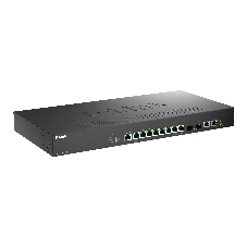 Коммутатор D-Link DMS-1250-12TP/A1A/6KV, 8×2.5 Гбит/с + 2×10 Гбит/с Base-T + 2×10 Гбит/с SFP+, управляемый