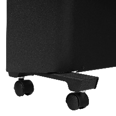 Конвектор электрический Denzel XCE-2000B черный, 2000 Вт, 25 м2, термостат