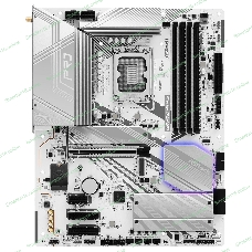 Материнская плата ASRock Z890 Pro RS WiFi белый, LGA 1851, Intel Z890, 4xDDR5, 4xSATA, 4xM.2, 1xPCIe 5.0 x16, 2xPCIe 4.0 x16, 1xPCIe x1, 2xUSB-C Thunderbolt 4, 4xUSB-A 3.2 Gen 1, 1xUSB-A 3.2 Gen 2, 1xHDMI, 1xDP, 1x2.5Gb LAN, 5x3.5 мм, 7.1, ATX