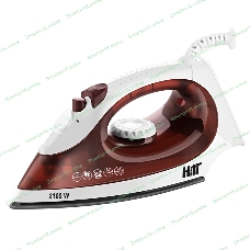 Утюг HITT HT-5111 коричневый/белый, 2100 Вт, 25 г/мин, 80 г/мин, 90 мл