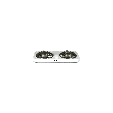 Плита настольная электрическая Blackton Bt HP205W белый, 2 кВт, ТЭН, конфорки - 2, эмаль, поворотные переключатели