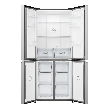 Холодильник Gorenje NRM819E61X серый трехкамерный 311/149л морозилка сбоку, No Frost, Side by Side