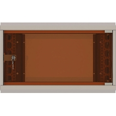 Шкаф коммутационный Suprlan (05-1060) настенный 6U 600x350 мм пер. дв. стекл направл. под закл. гайки 70 кг RAL 7035 285 мм 13.3 кг 360 мм