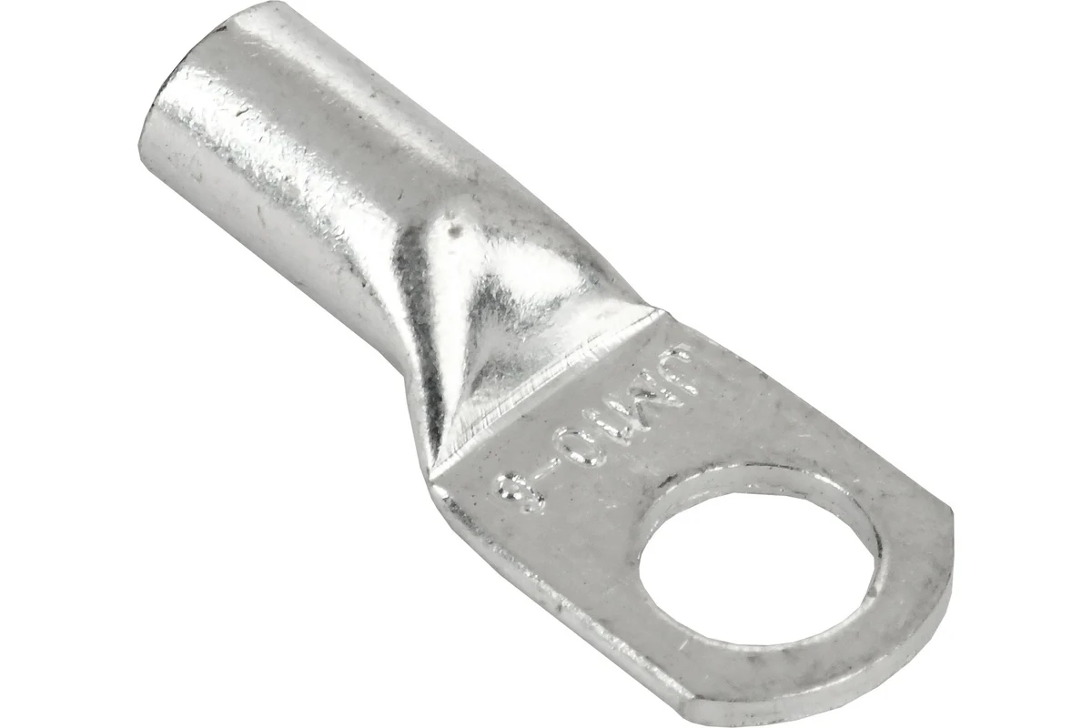 Наконечник медный луженый JGA-10-6 (ТМЛ) (5 шт/упак) IEK