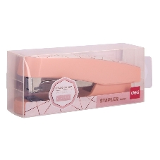 Степлер Deli E0402F Macaron 24/6 26/6 (25 листов), ассорти, закрытый/открытый, коробка