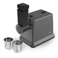 Мясорубка электрическая CENTEK CT-1626 черный, 2000 Вт, 2.0 кг/мин, реверс, защита от перегрузки, насадки - 6