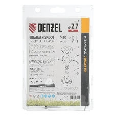 Катушка триммера Denzel полуавтомат. гайка М10х1,25L; гайка М10х1L; гайка М8х1,25L