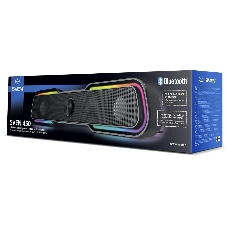 Акустическая система SVEN 450 2.0 (2x5W, Bluetooth, RGb-подсветка) черная
