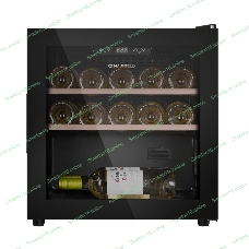 Винный шкаф Maunfeld MFWC-40S14 черный, 40 л, 1 отсек, 14 бут., класс G