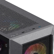 Компьютерный корпус XASTRA A406 4ARGB Black ATX/Mesh/tempered glass/4x120мм ARGB PWM fans/A406-4FC12A