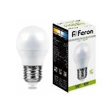 Лампа светодиодная Feron LB-550 9W 230V E27 4000K G45 Лампа светодиодная Feron LB-550 9W 230V E27 4000K G45