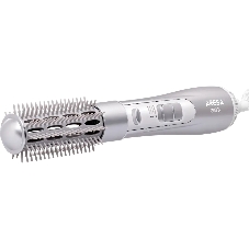 Фен-щетка ARESA AR-3207 серебристый/белый, 800 Вт