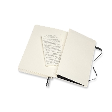 Блокнот Moleskine CLASSIC SOFT EXPENDED QP616EXP Large 130х210 мм, 400 страниц, линейка, мягкая обложка, черный