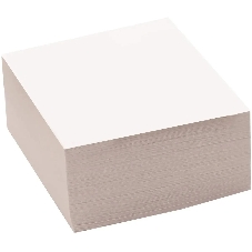 Блок для записей бумажный Silwerhof ECO Эконом 80x80x40 мм, 60 г/м2, белый