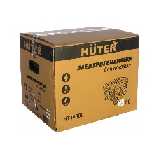 Электрогенератор бензиновый Huter HT1000L, 1.1 кВт, 65 дБ, 24.2 кг