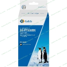 Картридж струйный G&G GG-PFI030BK PFI-030BK черный (55мл) для Canon imagePrograf TA-20/30 TM-240/340