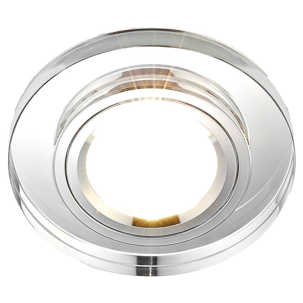 Встраиваемый точечный светильник Ambrella Light 8060 CL хром MR16 D90 mm