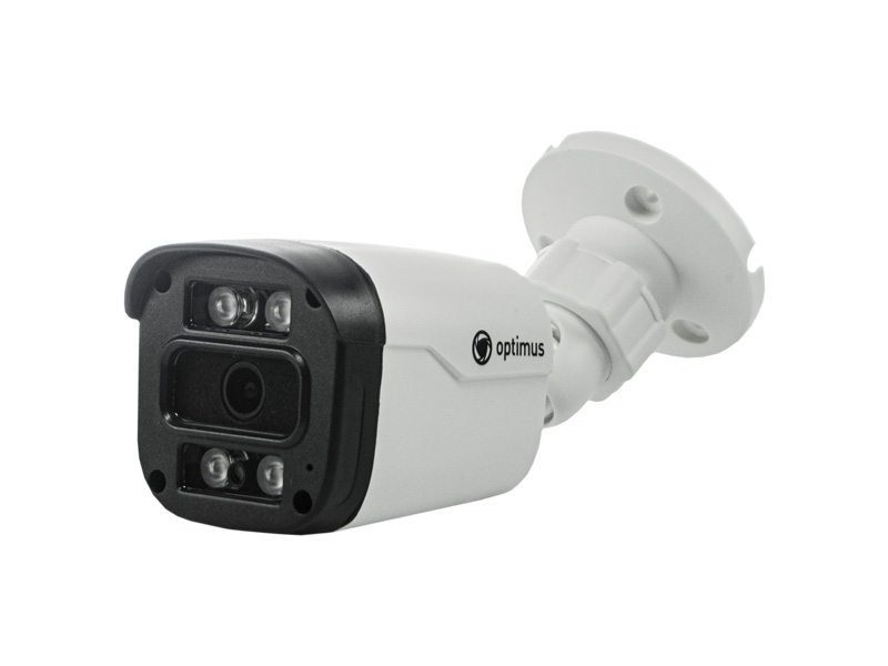 Видеокамера Optimus AHD-H015.0(2.8)MF 5Мп цилиндрическая LED-20м встроенный микрофон (2.8мм)