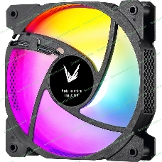 Вентилятор для корпуса Aerocool/Formula Cosmic 12BK FR RGb черный, 120 мм, 1100 об/мин, 22.3 дБ, 4 pin