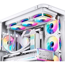 Вентилятор для корпуса JONSBO FR-606WR Reverse (120x120x25мм, 4-pin PWM, ARGb, 35.99CFM, 26.5dBA, 1500RPM, белый)