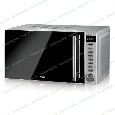 Микроволновая печь BBK 20MWS-721T/BS-M серебристый, 20 л, 700 Вт, переключатели - кнопки, поворотный механизм