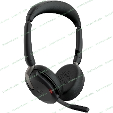 Гарнитура Jabra Evolve2 65 Flex чёрный, беспроводная, Bluetooth, до 32 ч