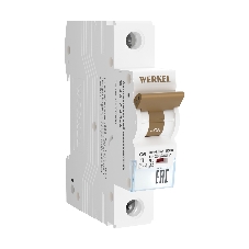 Автоматический выключатель Werkel 1P 6 A C 4,5 kА W901P064