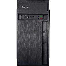 Компьютерный корпус KingPrice KPCC-MN210 черный без БП mATX 1x80мм 2x120мм 2xUSB 2.0 audio