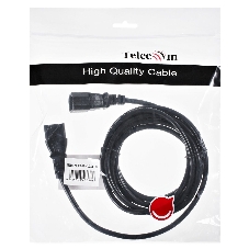 Кабель UPS to устройство 220V (IEC-320-C13/C14) 3м, 3G 0,75мм медь, Telecom