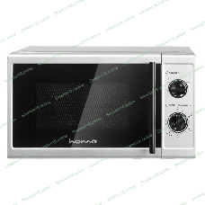Микроволновая печь HOME HMM207FS серебристый/черный, 20 л, 700 Вт, переключатели - поворотный механизм