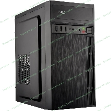 Компьютерный корпус KingPrice KPCC-MN210 черный без БП mATX 1x80мм 2x120мм 2xUSB 2.0 audio
