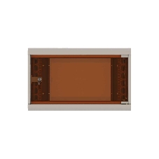 Шкаф коммутационный Suprlan (05-1063) настенный 6U 600x450 мм пер. дв. стекл направл. под закл. гайки 70 кг RAL 7035 385 мм 15.7 кг 360 мм