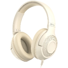 Проводные наушники Ritmix RH-544 бежевый, накладные, Jack 3.5 мм, складная конструкция